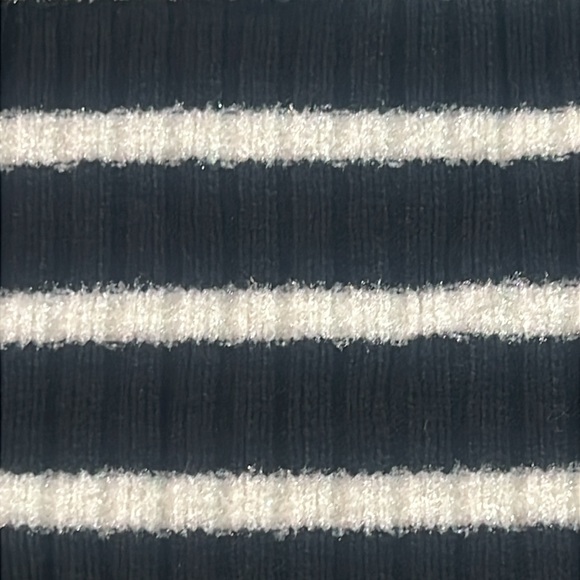 Ann Taylor NWT Sz. SP.  Striped bubble long sleeve Midi Sweater Dress - Picture 5 of 8